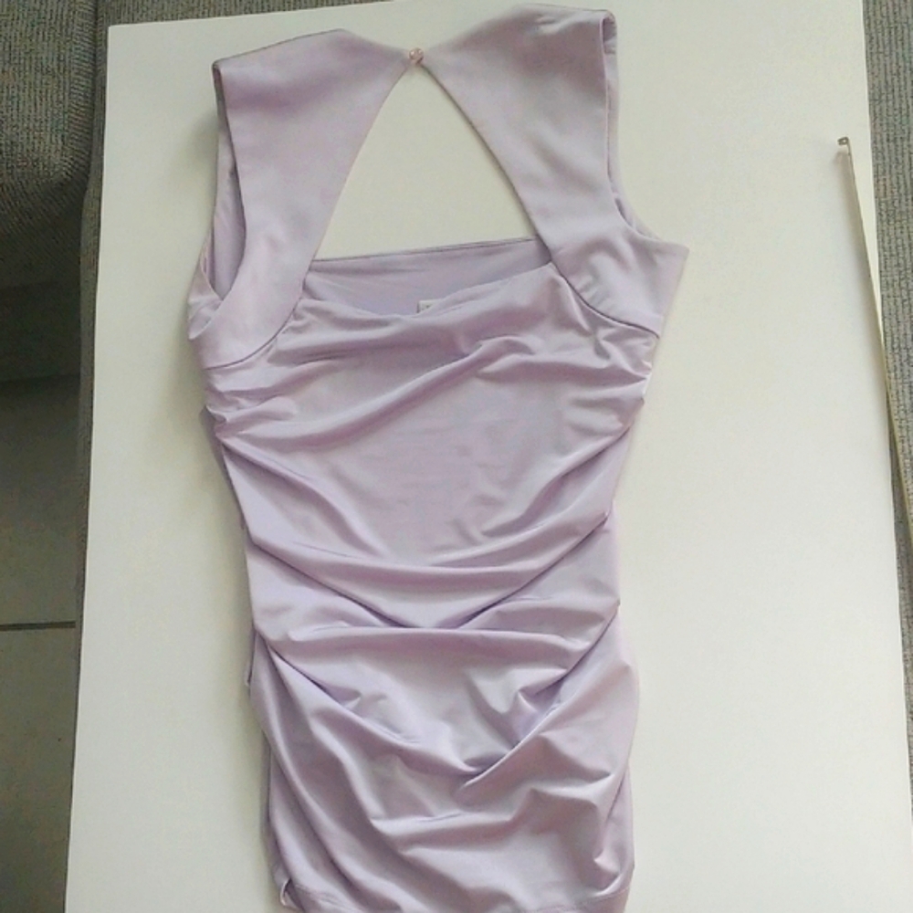 Cache Light Purple Sleeveless Top - Picture 4 of 7